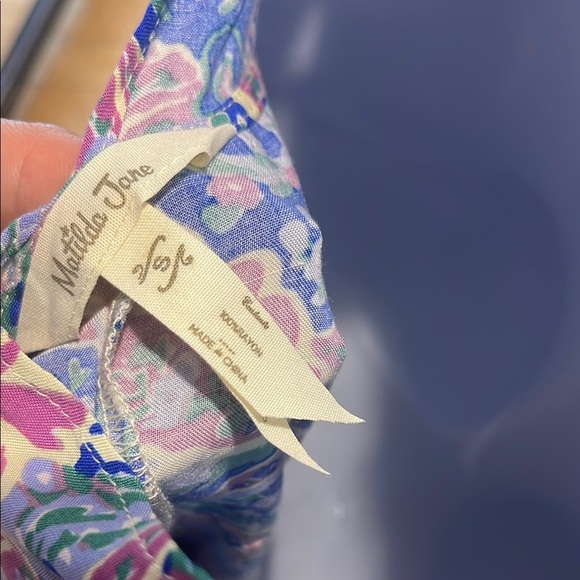 Matilda Jane Multicolor Paisley V-Neck Tunic - Picture 9 of 10